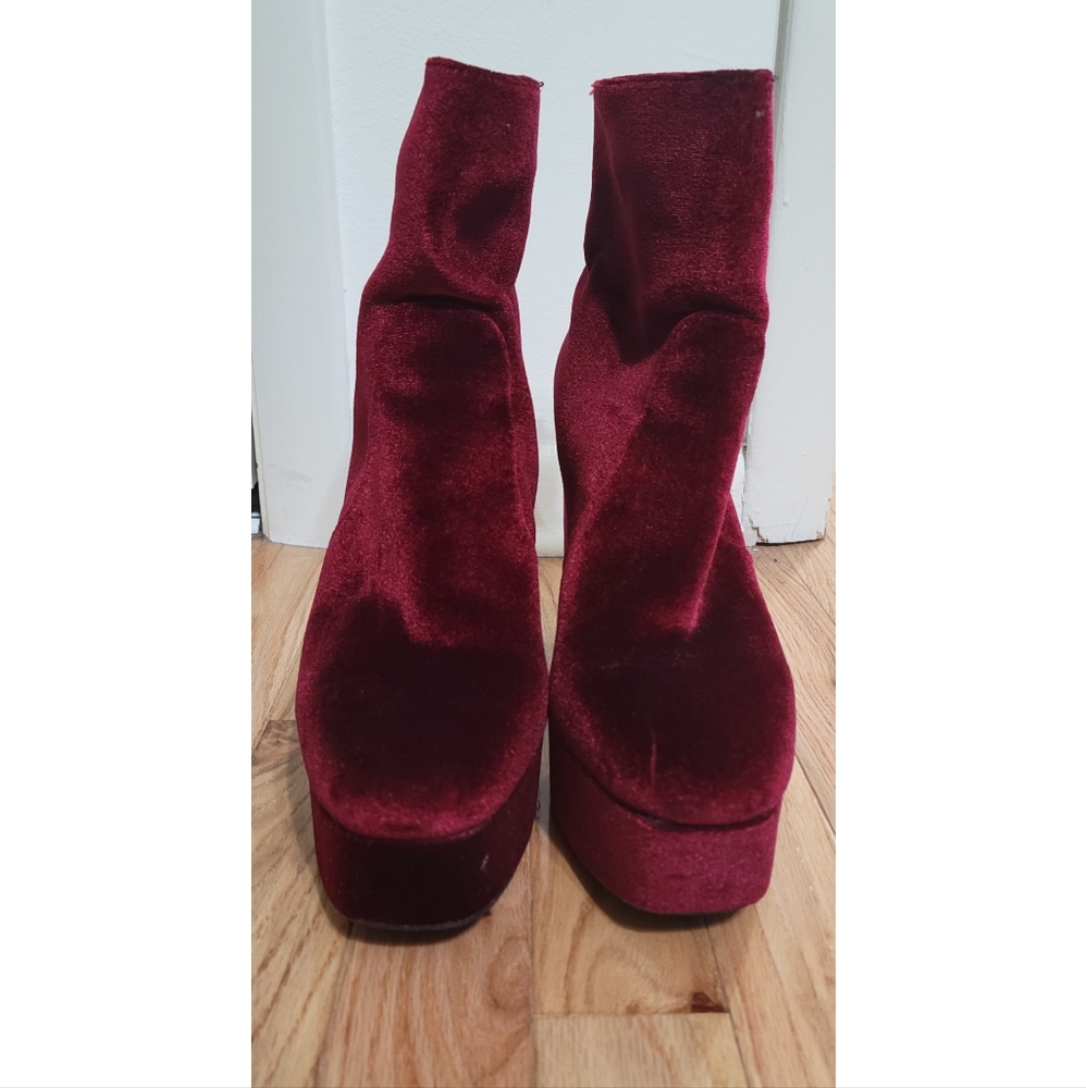 Retro Platform Boots